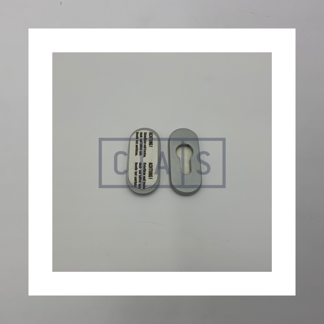 227856 Silver Profile Cylinder Rosette