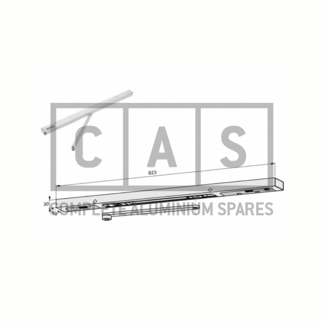 212777 SCHUCO EMERGENCY SLIDE RAIL