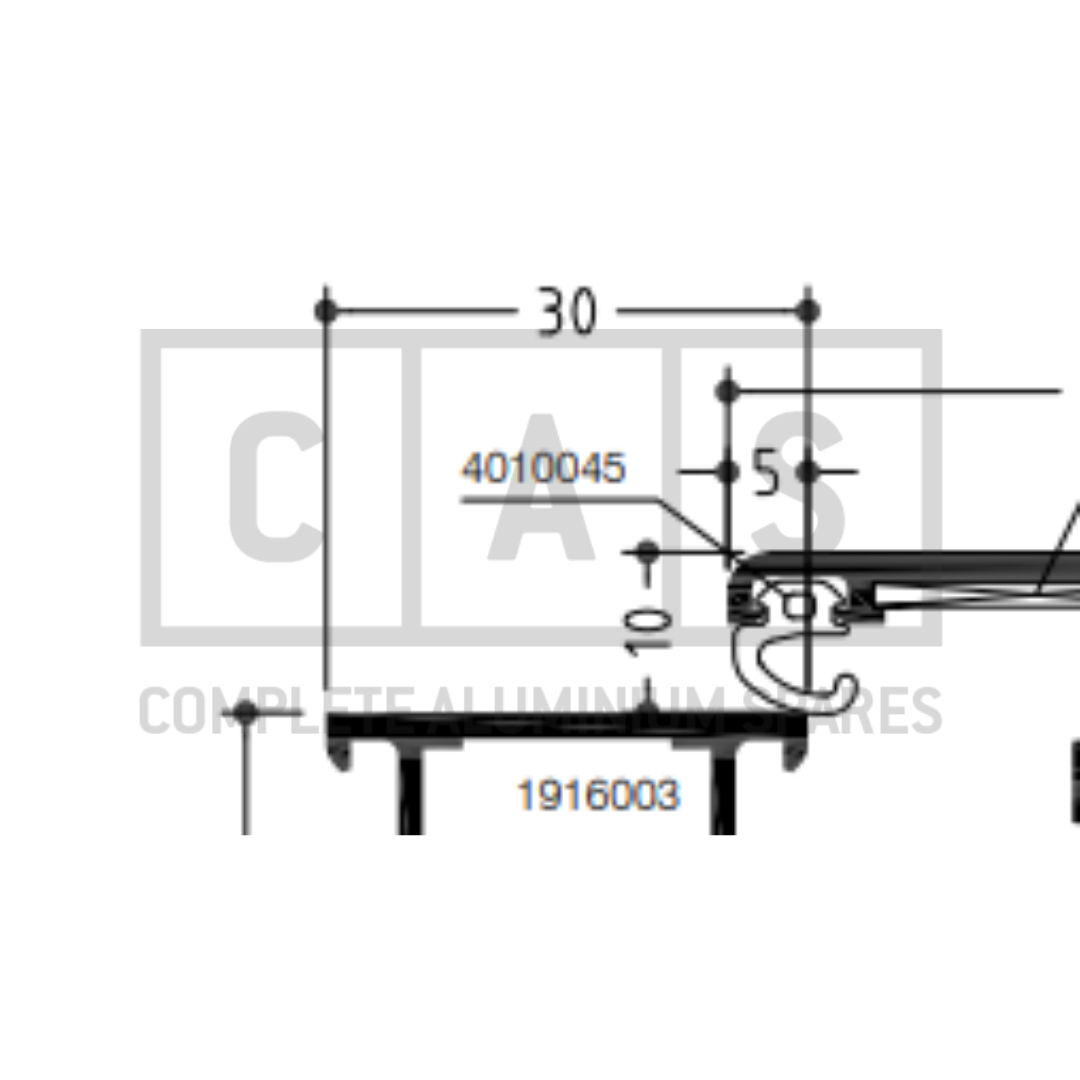 W4010045 - Wicona Gasket ( 200 Meters)
