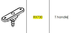 RX730 T handle