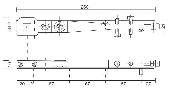Axim 8800-01 Side Load Top Armset