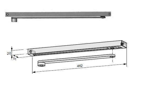 212767 SCHUCO SLIDE RAIL