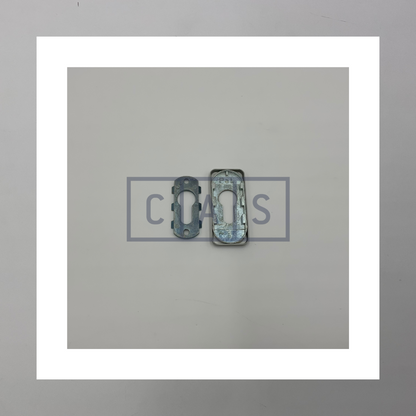 218184 Silver Security Profile Cylinder Rosette