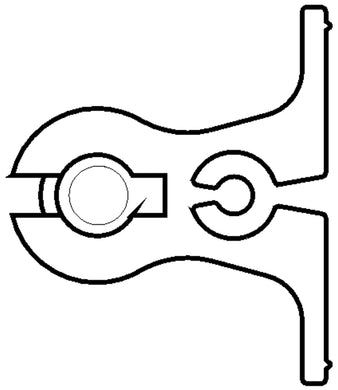 226083 - Schuco Spring bolt t-cleat