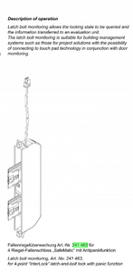 241463 LATCH BOLT MONITORING