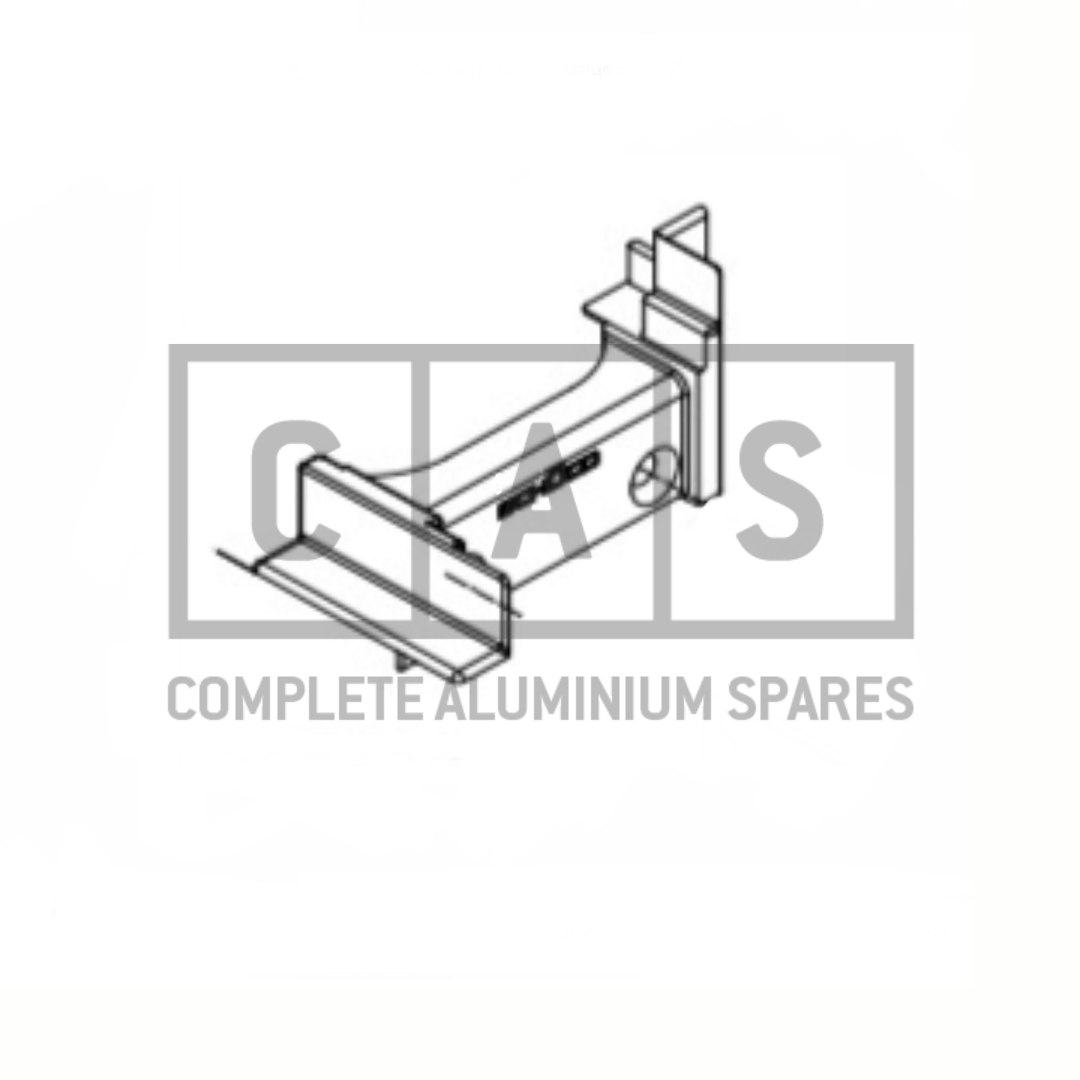 242885 Schuco Door Cover Plate