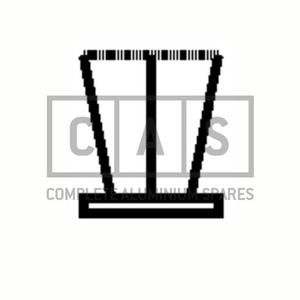 244670 Schuco Brush Seal Centre Bar