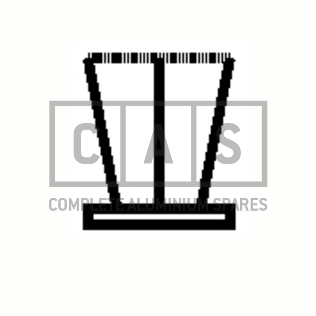 244670 Schuco Brush Seal Centre Bar