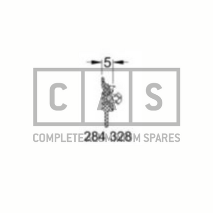284328  GLAZING REBATE GASKET