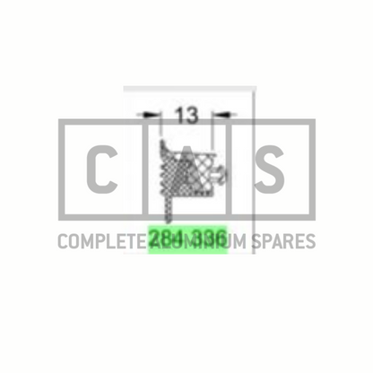 284336 GLAZING REBATE GASKET