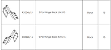 RX024 ALUK 2 Part Hinge