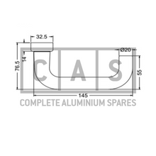 210678 SCHUCO DOOR HANDLE Tubular frame doors and locks