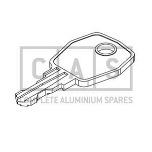 RX740 key for locking t handle.