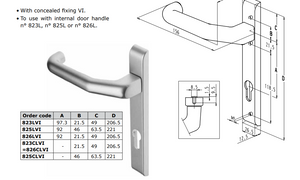 Sobinco 826LVI External Handle