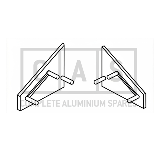 S202462 WEATHER BAR END CAPS