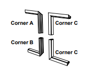 ACDV275BL Smarts - Gasket Corners