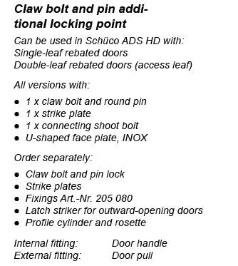241737 ADDITIONAL LOCKING POINT