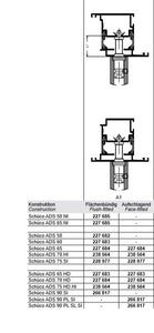 210759 SCHUCO SEMI CIRCULAR DOOR PULL HANDLE