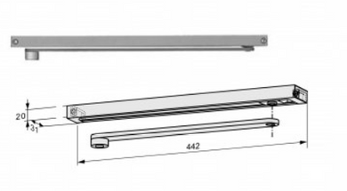 212769 SCHUCO SLIDE RAIL