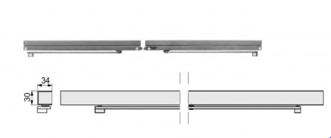 212793 SCHUCO SLIDE RAIL