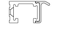 223113 Schuco Plastic Cover Rail