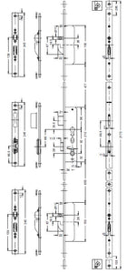 241468 CLAW BOLT AND PIN LOCK RH