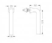 234019 Schuco Window Handle