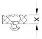 246157 - schuco glazing rebate gasket