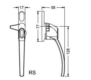 247764 Schuco handle
