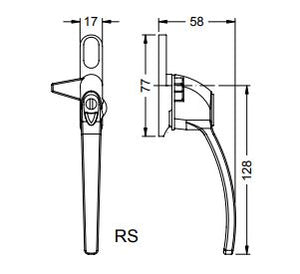 247774 Schuco handle