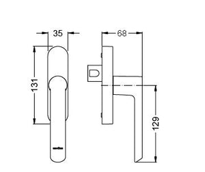 269512 STANDARD GEARBOX HANDLE