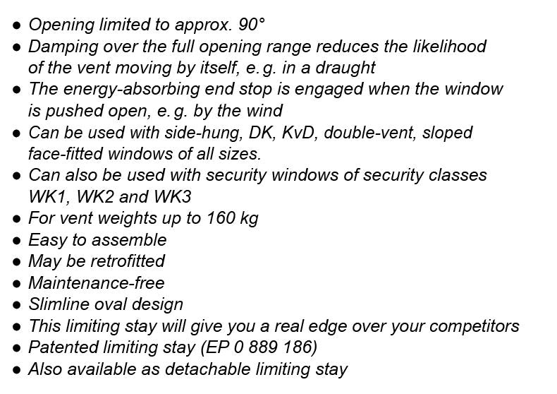 243168 LIMITING STAYS