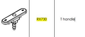 ALUK - RX730 T handle