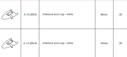 A-15-200 Interlock End Cap