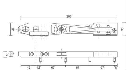 Axim 8800-13 Side Load Top Armset