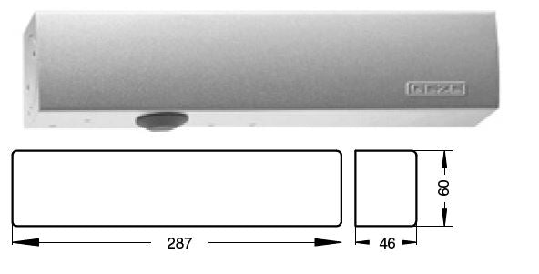 212866 SCHUCO GEZE SURFACE MOUNTED CLOSER