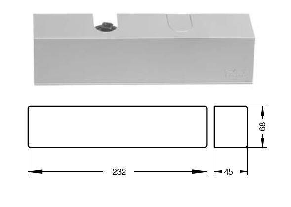212713 SCHUCO DORMA DOOR CLOSER TS72