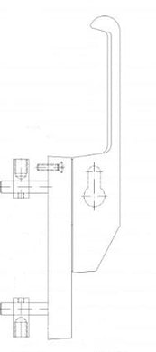 209599 SCHUCO Lever Bolt EV1 LH