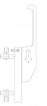 209599 SCHUCO Lever Bolt EV1 LH