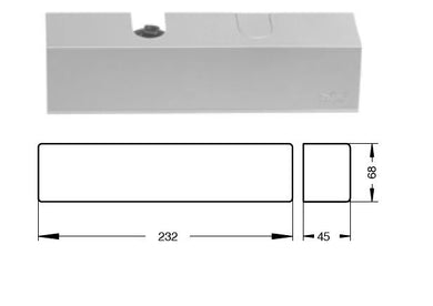 212712 SCHUCO DORMA DOOR CLOSER TS72