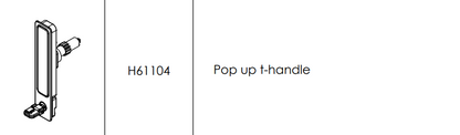 H61104 Pop Up T-Handle