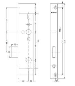 241262 DEAD BOLT LOCK