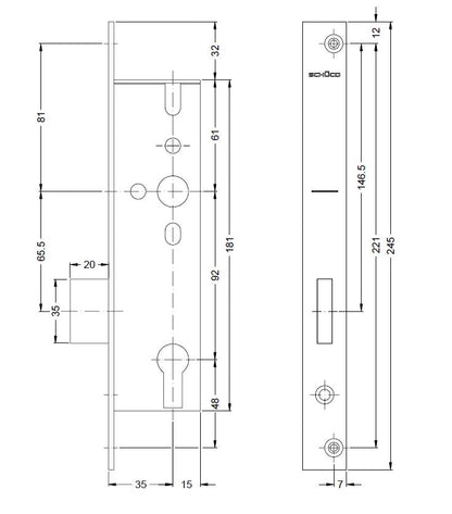 241261 DEAD BOLT LOCK