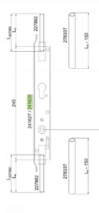 Schuco- 241628 gearbox lockable