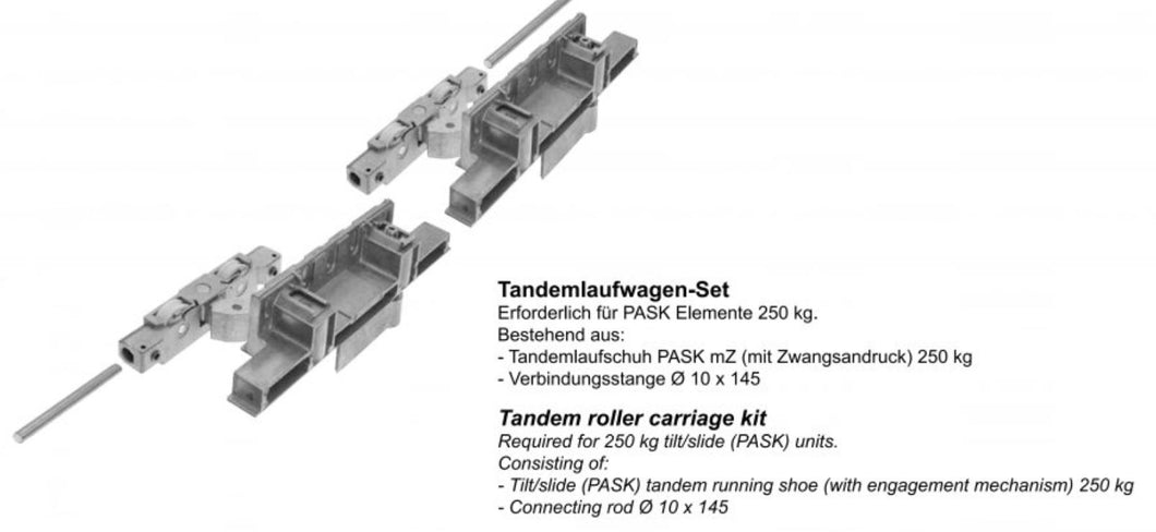 248538 Schuco Tandem Roller Carriage Kit