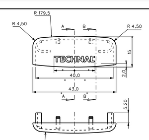 Technal T1472 Deflector