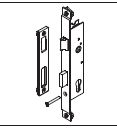 T920001 - TECHNAL LOCK. 1 Point lever lock - 1/2 turn.