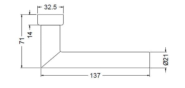 240037 DOOR HANDLE S/STEEL