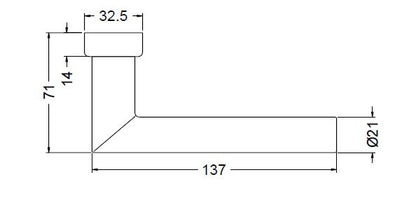 240037 DOOR HANDLE S/STEEL