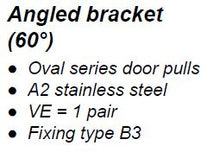 210949 SCHUCO ANGLED BRACKET